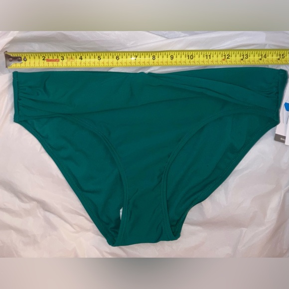NEW Time & Tru Women’s Green Bikini Bottoms Small Oversized See Measure NWT - Picture 3 of 12